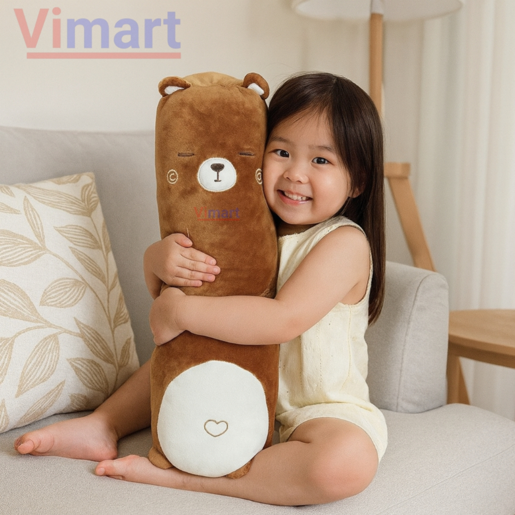 ( Vimart ) Bantal guling anak karakter hewan lucu bahan lembut bisa dicuci