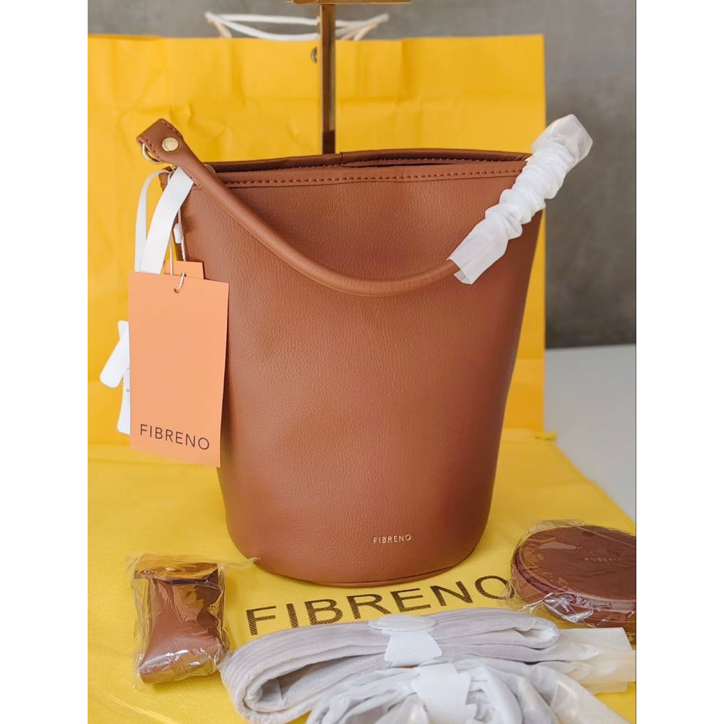 Fibreno Bucket Bag Caramel