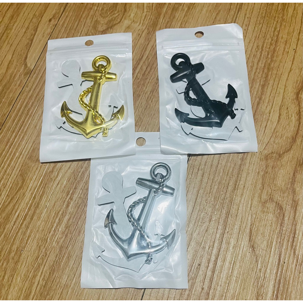 STIKER JANGKAR REALPICT SOUVENIR MOBIL STIKER MOBIL SOUVENIR PELAUT SOUVENIR PELAYARAN AKSESORIS MOB