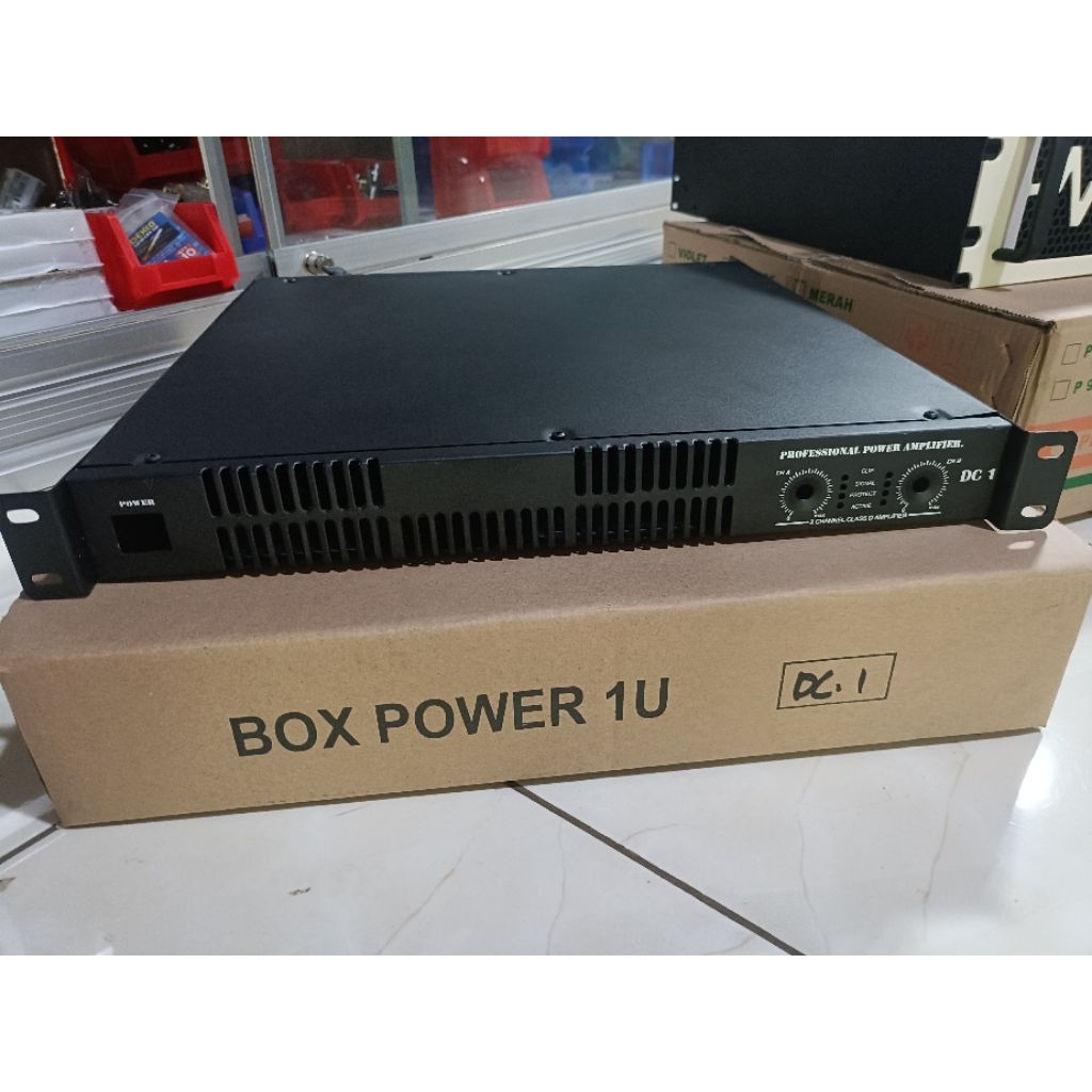 Bok power DC1 DC-1 1U 2Chanel bahan plat tebal kualitas bagus