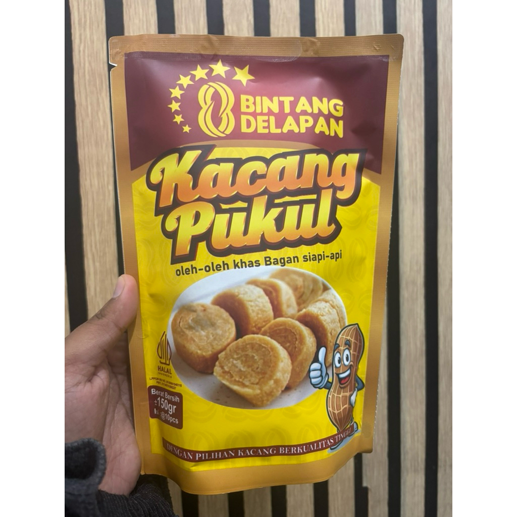 kacang pukul oleh oleh khas bagan siapi api