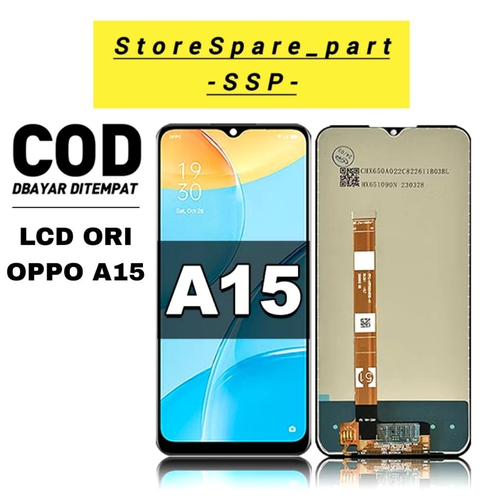 LCD ORI OPPO A15