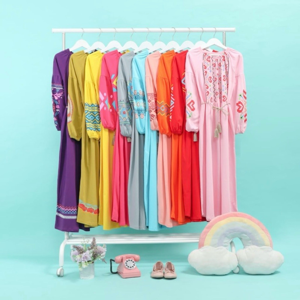 gamis etnic teen+belt by blooms.id