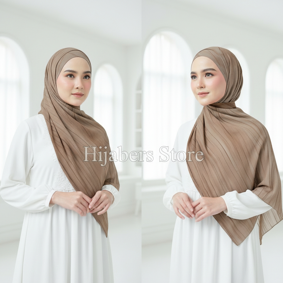 Pashmina Motif Hijab Jilbab Printing Sublime Ceruty Babydoll