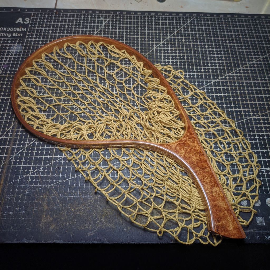 landing net kayu handmade