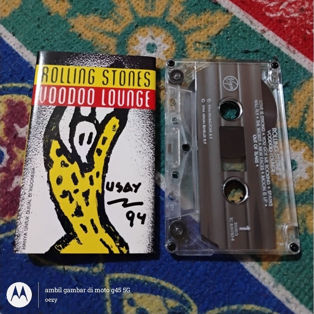 Kaset pita Rolling Stones - Voodoo lounge