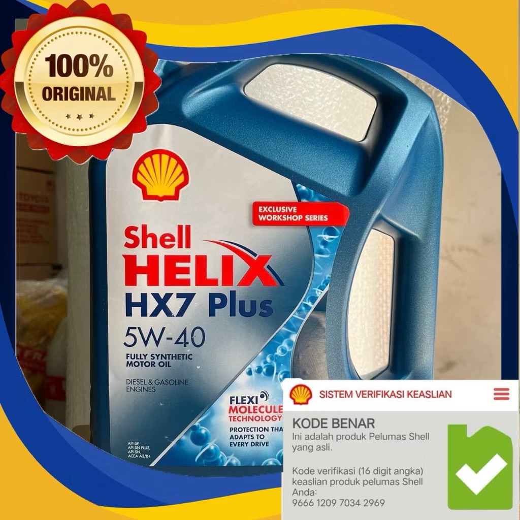 SHELL HELIX HX7 SAE 5W/40 ORIGINAL