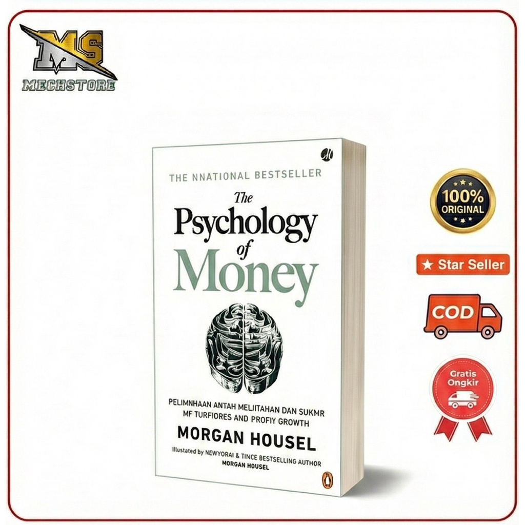 MechStore terjemahan buku Psychology of Money - Belajar mengatur emosi dalam berinvestasi.