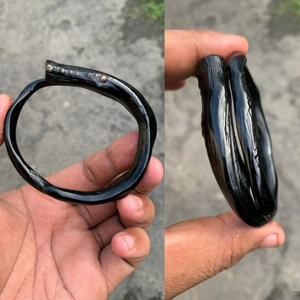 Gelang akar bahar hitam 100% asli elegan