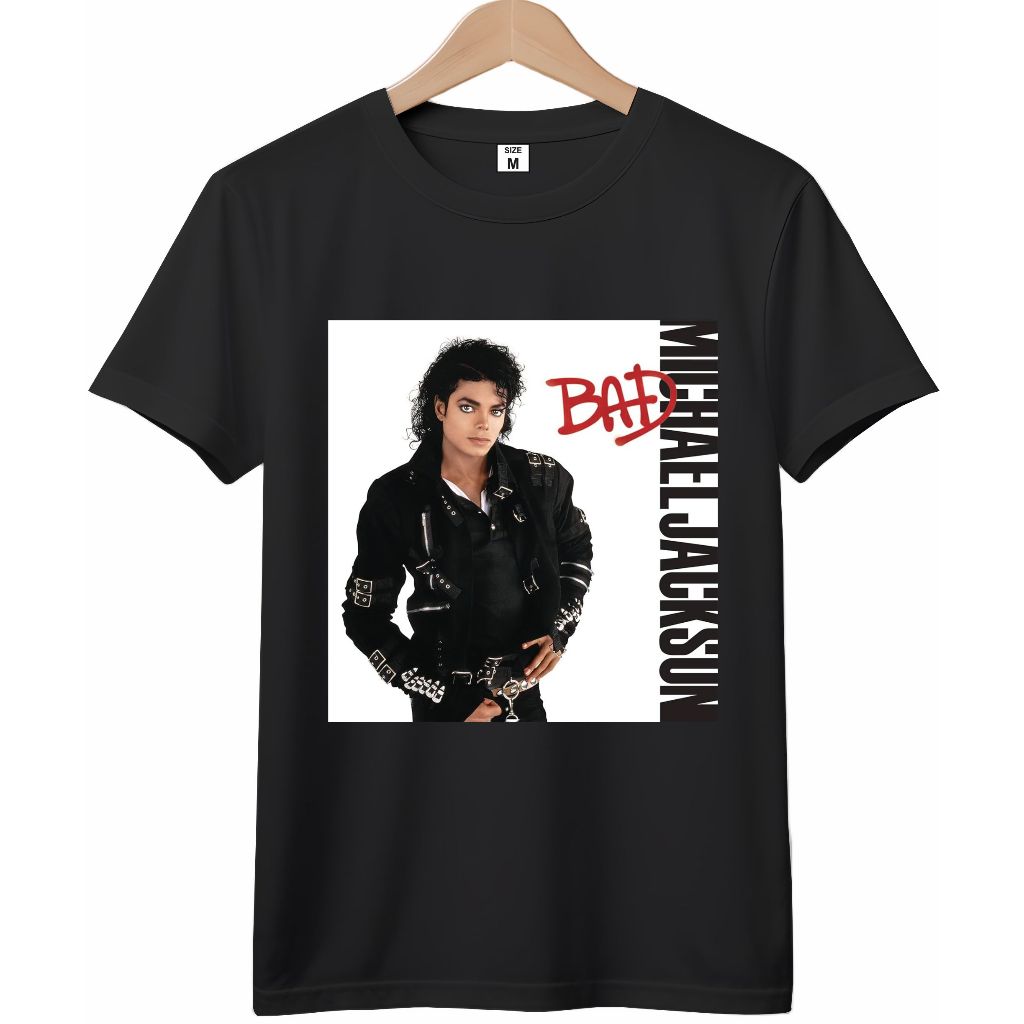 BAJU KAOS MICHAEL JACKSON  S33 | Kaos Tshirt BAND MICHAEL JACKSON Katun Combed 24S
