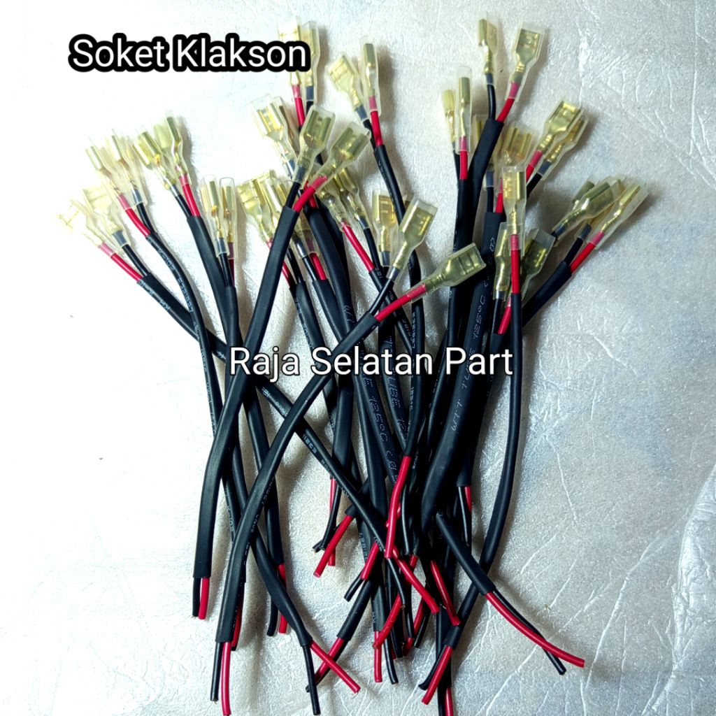 Kabel Skun Klakson Female 6mm Sepasang Kanan Kiri Kwalitas Terbaik