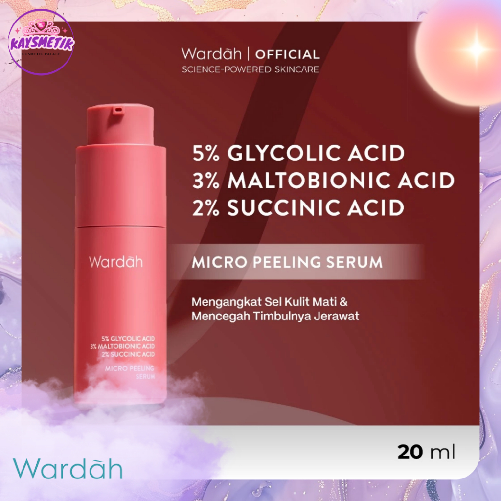 Wardah Micro Peeling Serum 20 ml Serum Eksfoliasi Exfoliating