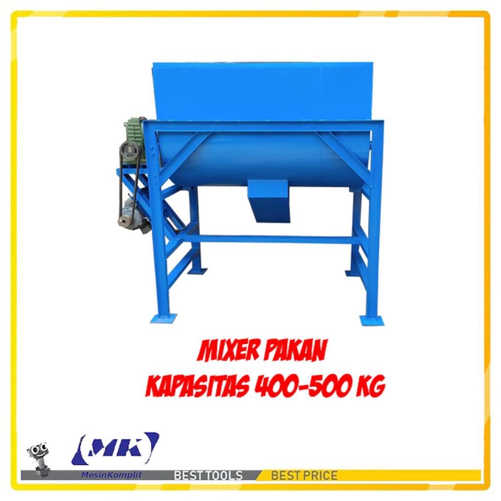 Mixer Aduk 500kg Untuk Pakan Ternak Makanan Hewan Campuran Kimia