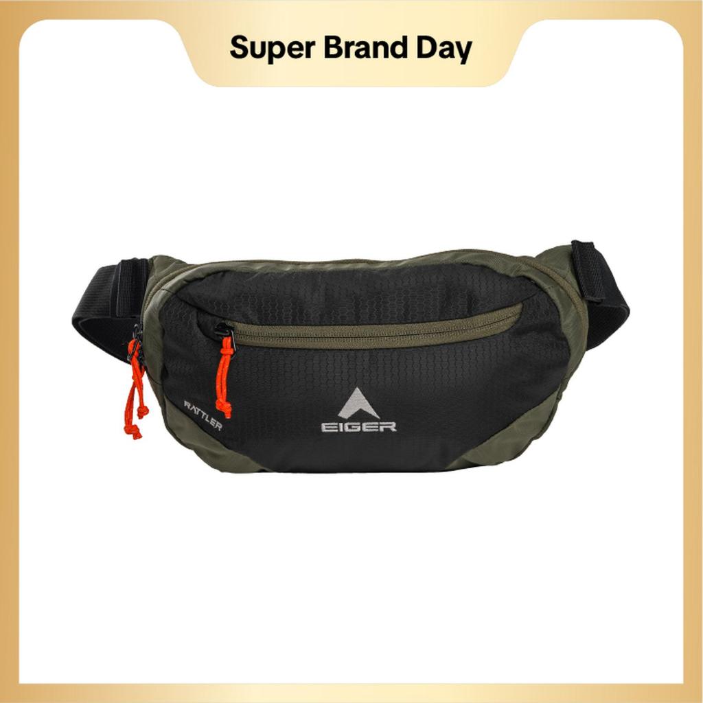 Eiger Rattler 1.0 1F Tas Pinggang Waist Bag Pria Original