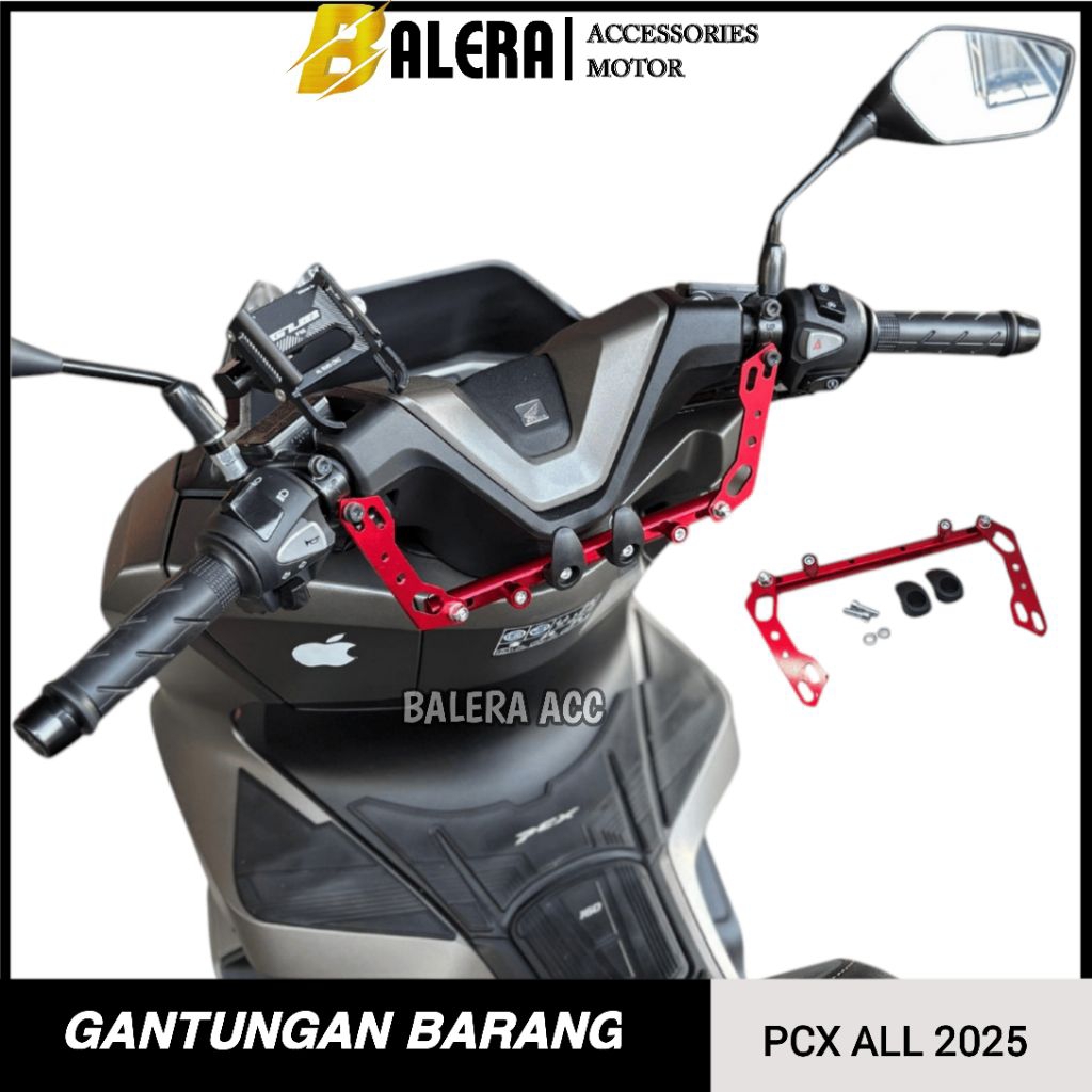 Gantungan Barang New PCX 160 2025 ABS CBS ROADSYNC Cantelan Barang Serbaguna Motor PCX 160 2025
