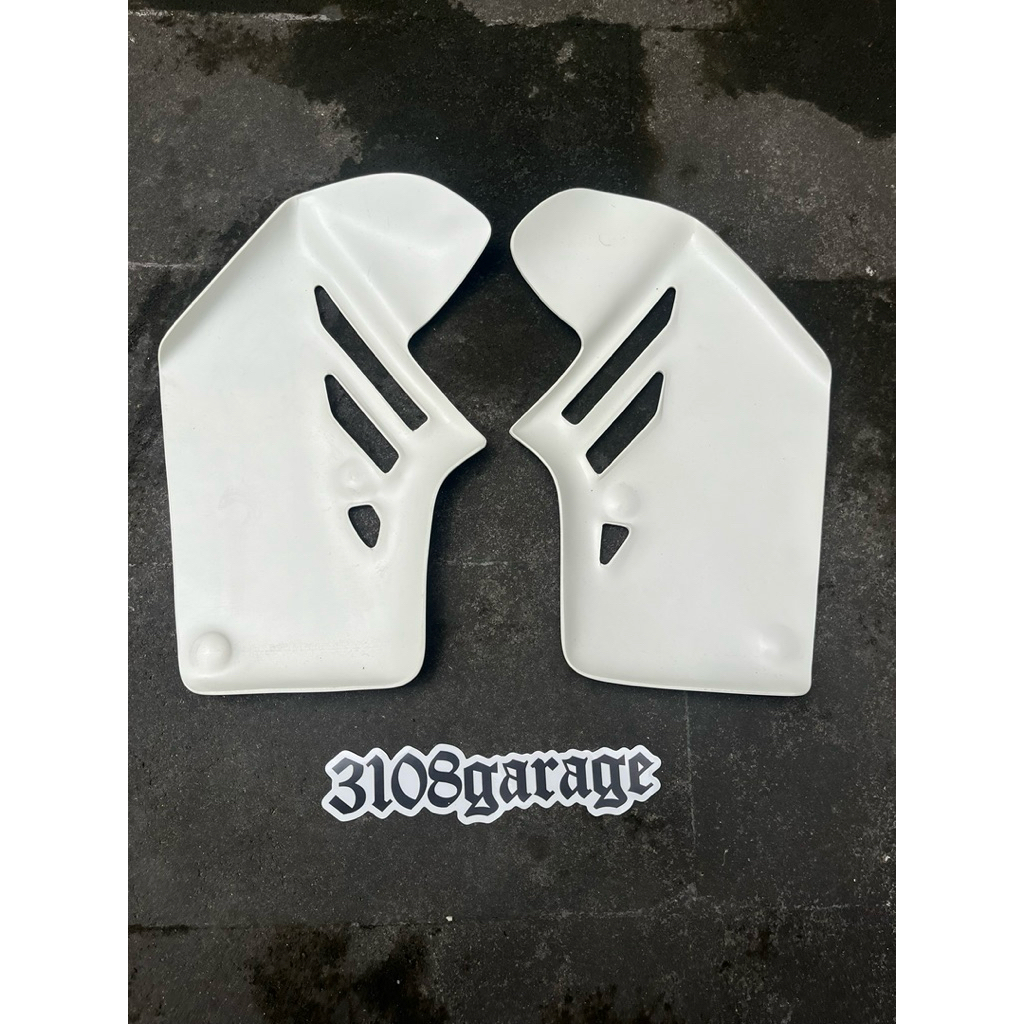 Cover tangki plastik kanan kiri custom trail vintage tua jadul kawasaki klx 150 dtracker
