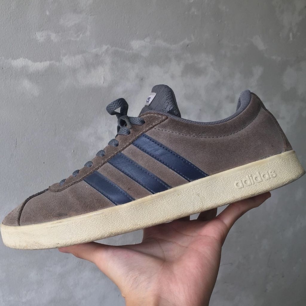 Adidas VL Court 2.0 Grey Navy (Authentic Stuff)