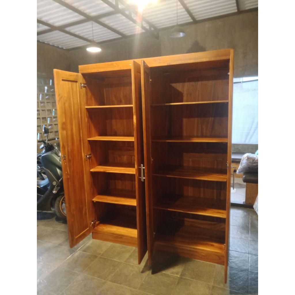 Lemari Pakaian Kayu Jati Minimalis Furniture