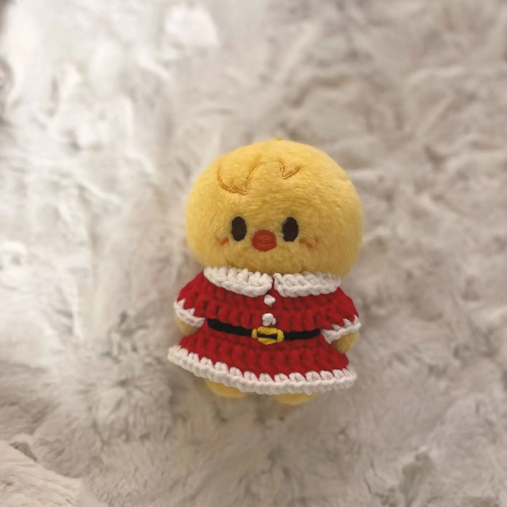 Santa Claus 10cm Clothes Doll l Skzoo Clothes Doll l 10cm Kpop Clothes Doll