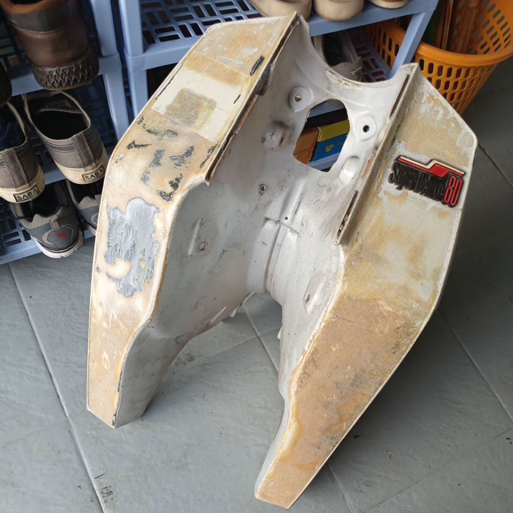 sayap tedeng tebeng yamaha v80 super deluxe bagong robot sdx