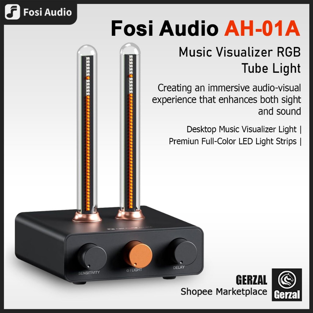 Fosi Audio AH-01A LED Bar Music Rhythm Visualizer Ambient Light Desktop RGB