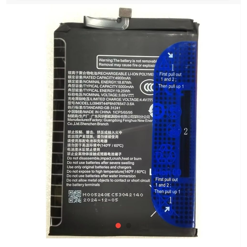 Promo Batre Baterai ZTE Blade A52 A53 Pro Li3949T44P8h976547 Originalll