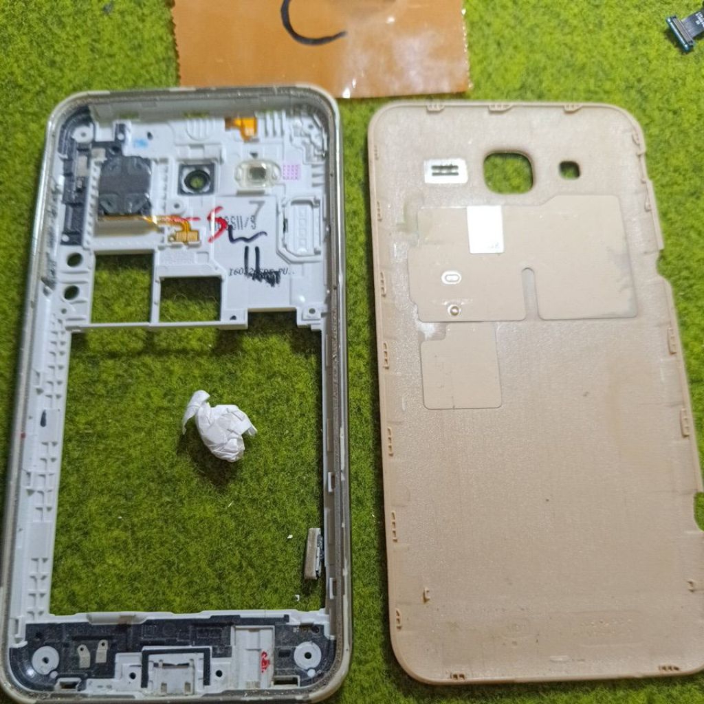 casing back door tutup baterai samsung J500 J5 2015 gold bonus