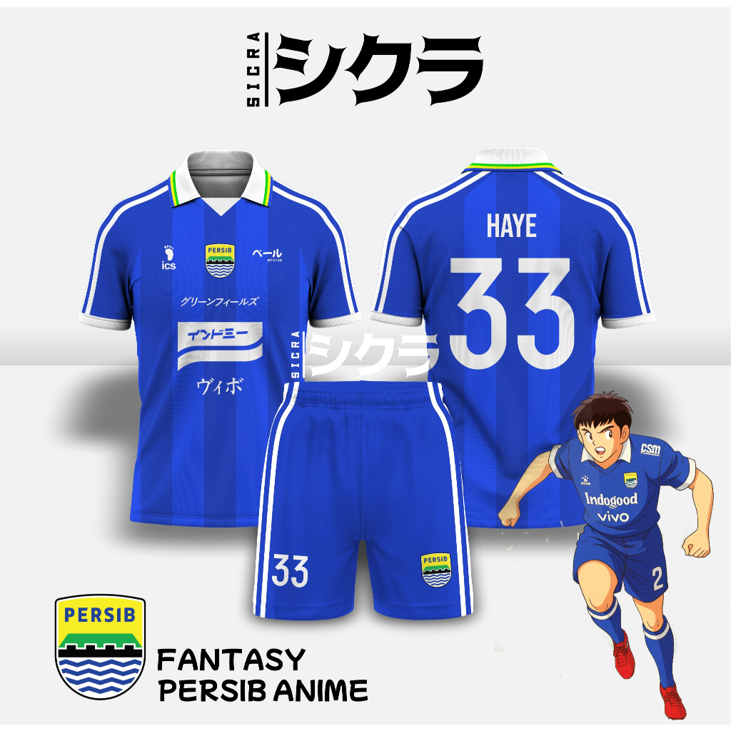 Jersey PERSIB Anime Fantasy