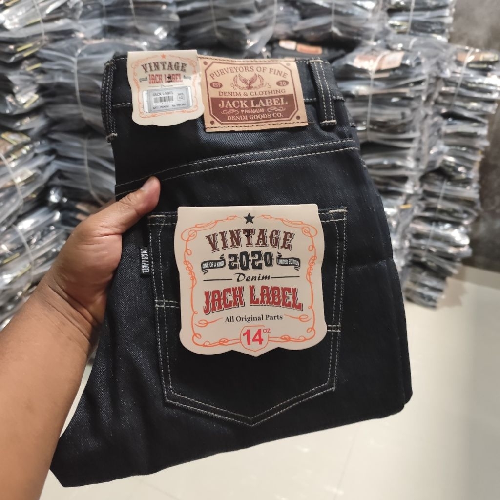 Celana Jins Denim Selved Asli Original Selved pabrik Jack Label Original Premium Ori Grade A