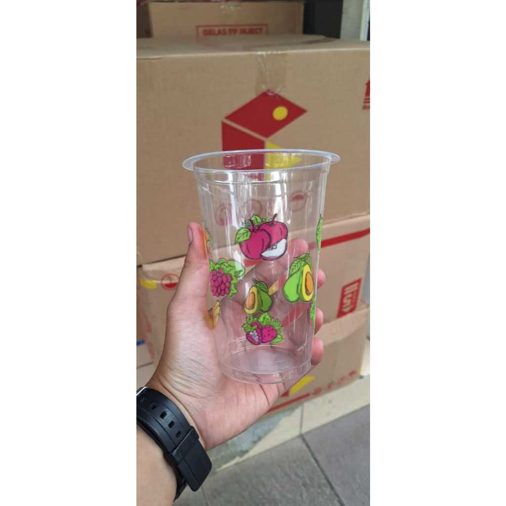 CUP FLAT 16 OZ 5GR JUS BUAH / GELAS JUS / GELAS ES BUAH