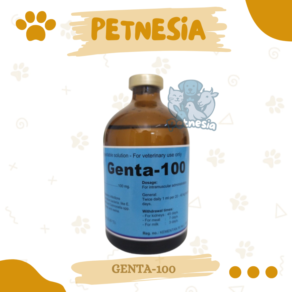 GENTA 100 ML - Obat Hewan Gentamycin