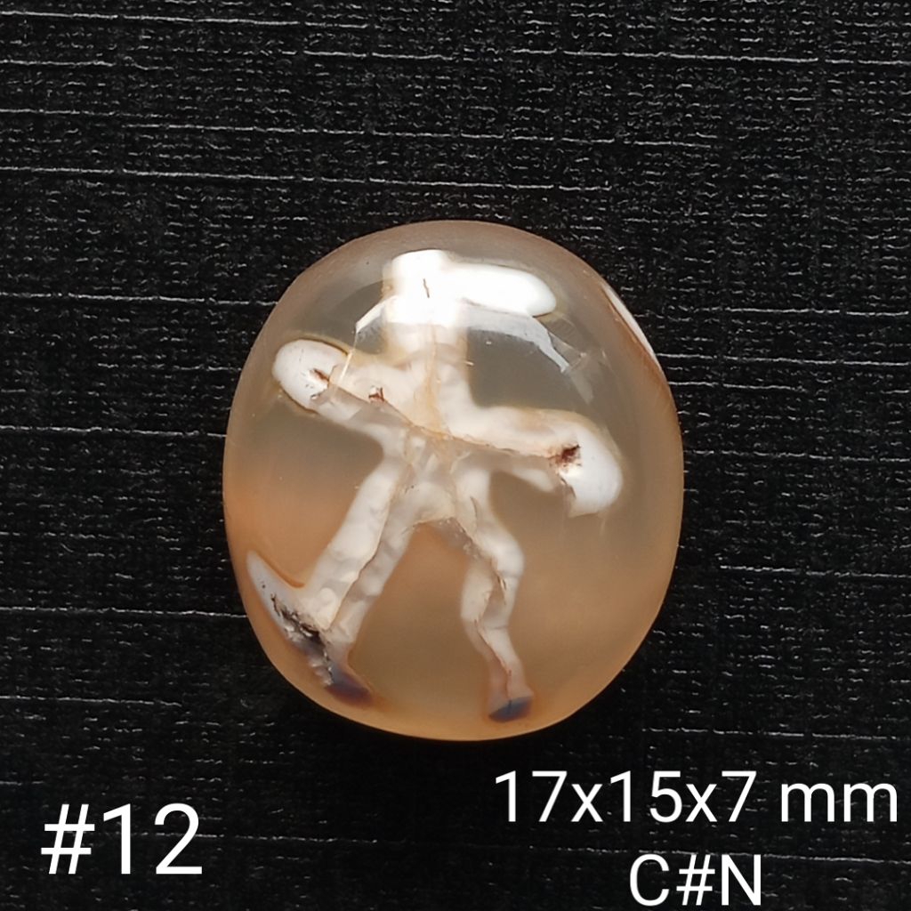 batu akik sakral unik antik, motif 5 pancer #12