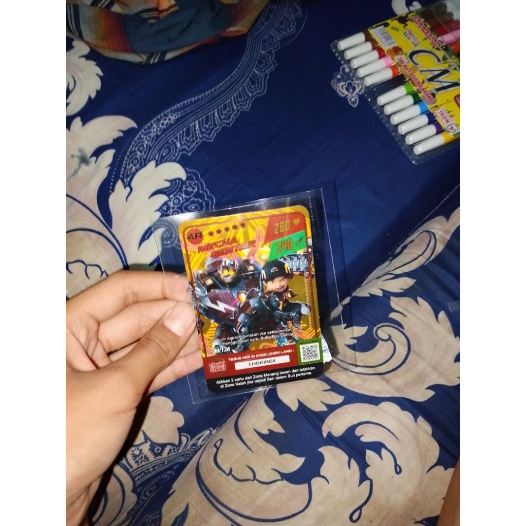 KARTU CARD BOBOIBOY (MECHA GENTAR AR) LANGKA DAN MAHAL