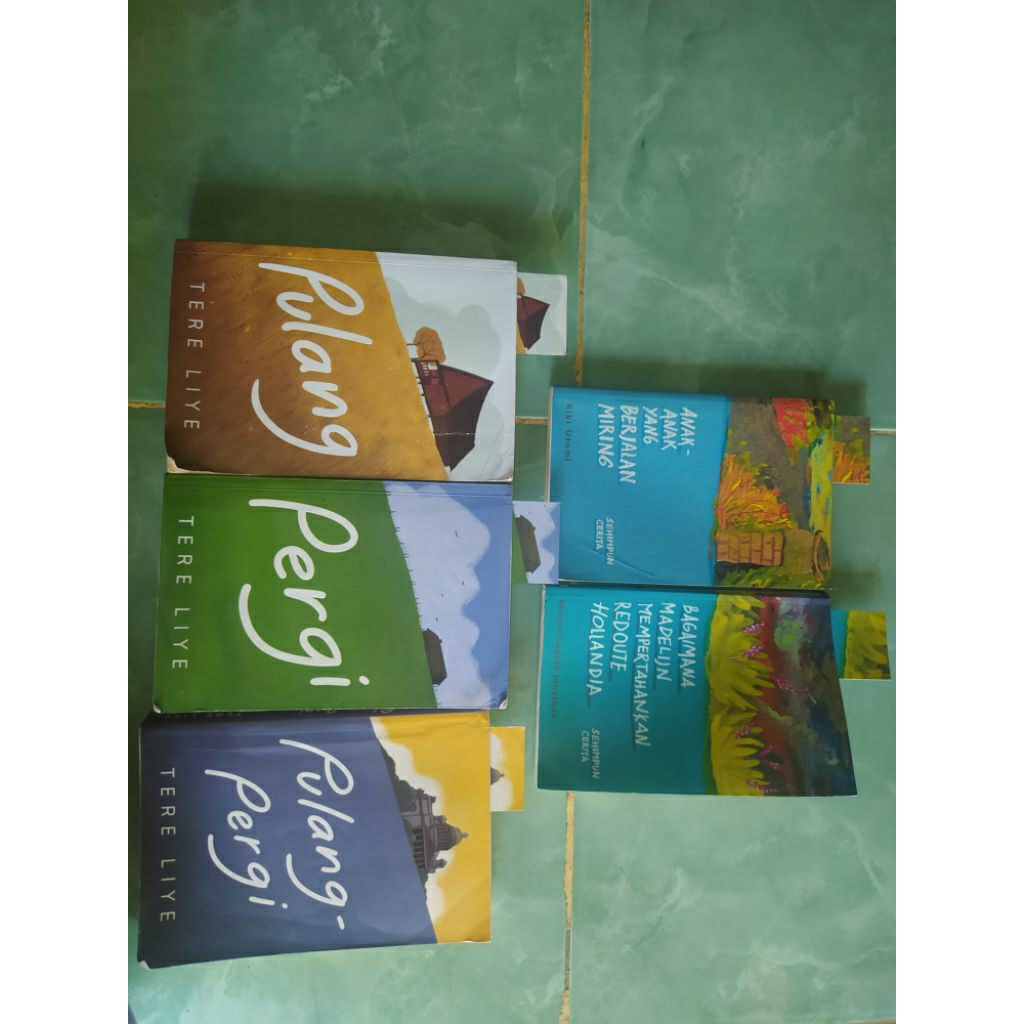 PRELOVED ORI - novel by Tere Liye (Pulang; Pergi; Pulang-Pergi) + bonus 2 kumpulan cerpen mindblowin