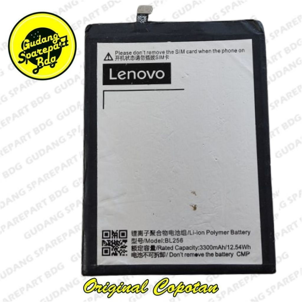 Baterai Lenovo K4 Note/Vibe X3 Lite BL256 Second Copotan