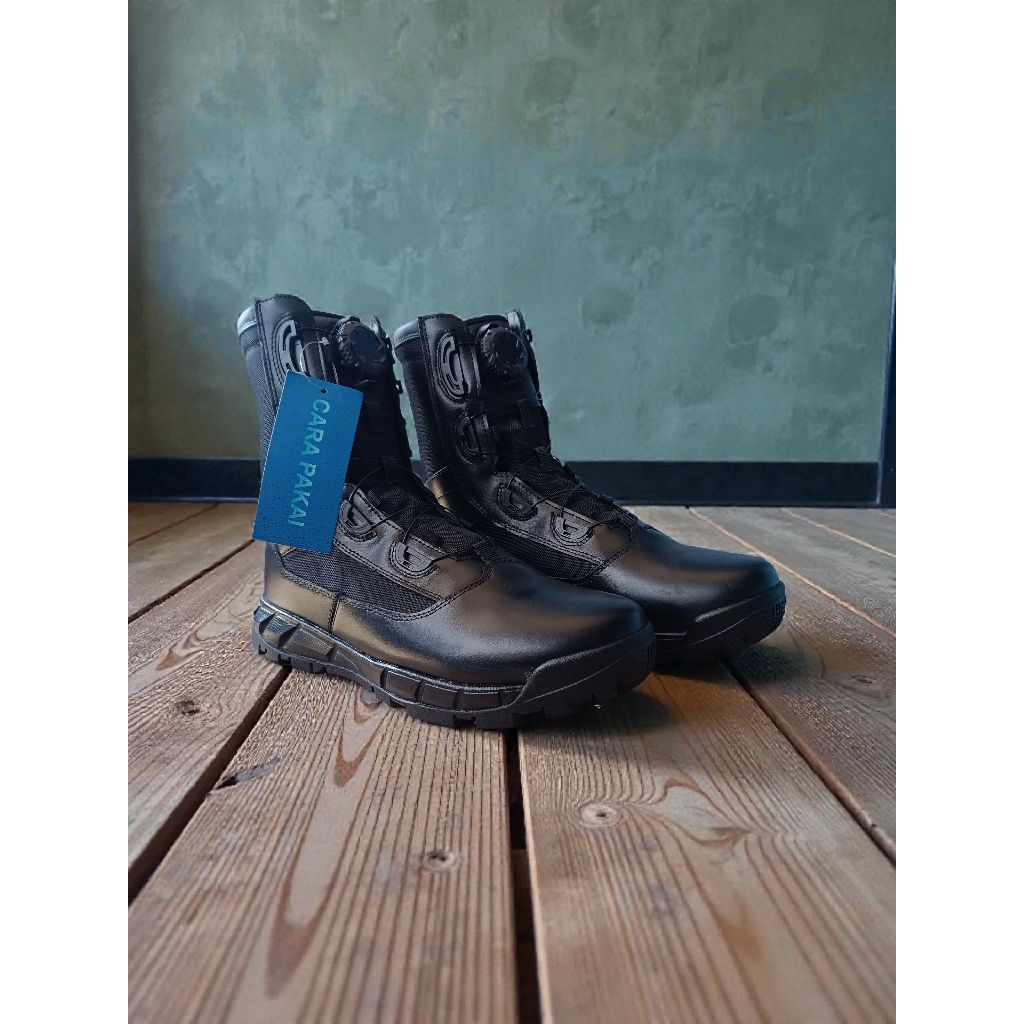 SEPATU PDL POLRI TALI PUTAR ORI BARU SIZE 42