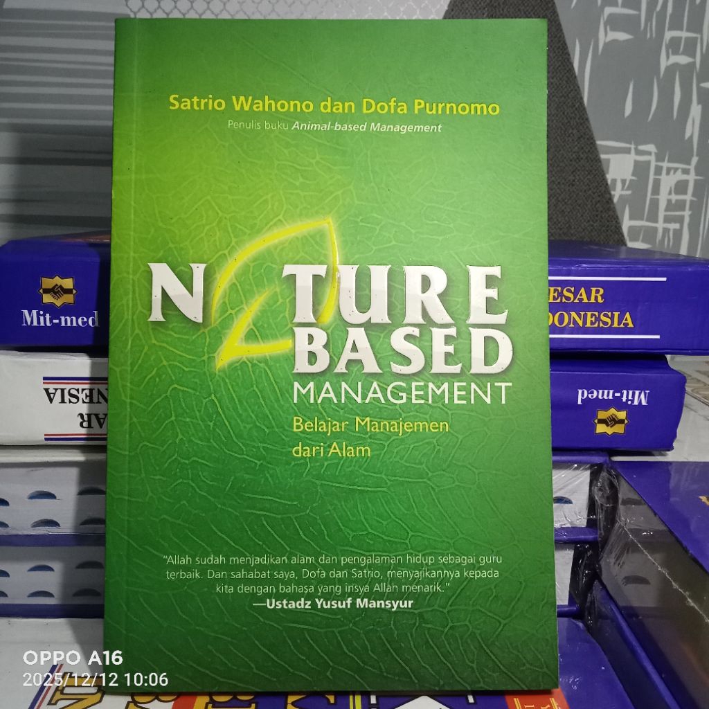 Buku Nature Based Management, Belajar manajemen Dari Alam