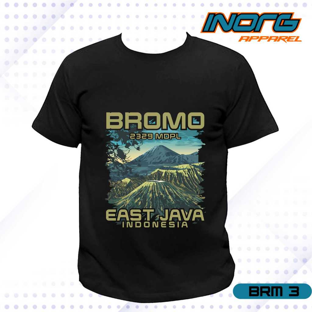 kaos bromo tshirt gunung bromo tengger semeru baju pendaki gunung BRM1HTM