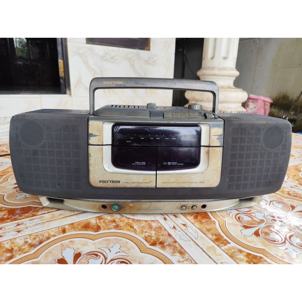 Radio Tipe Grand Bazzoke Polytron Grand Compo GB 331, Antik Jadul Langka Mempesona, Chek Poto dan Vi