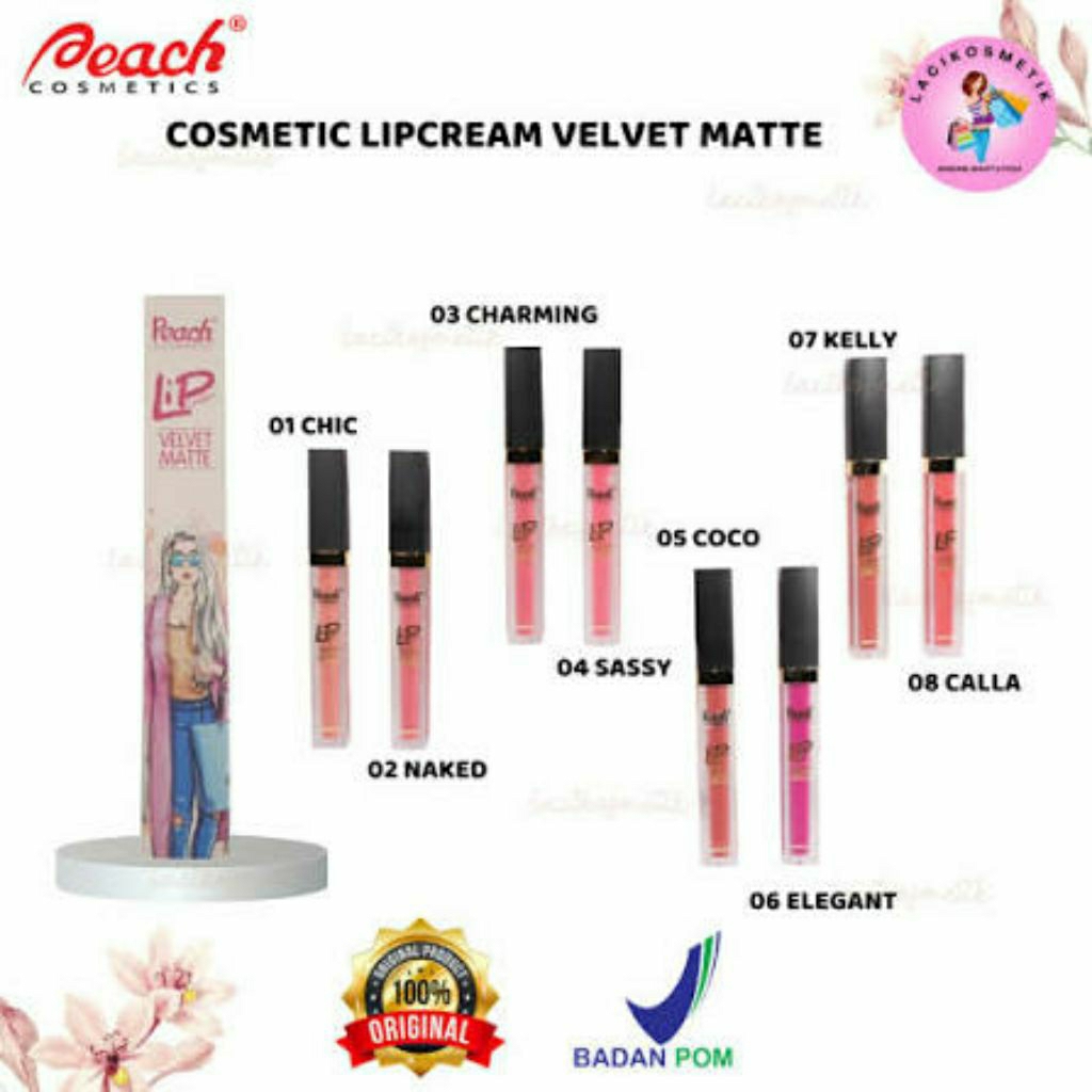 PEACH LIP CREAM MATTE VELVET