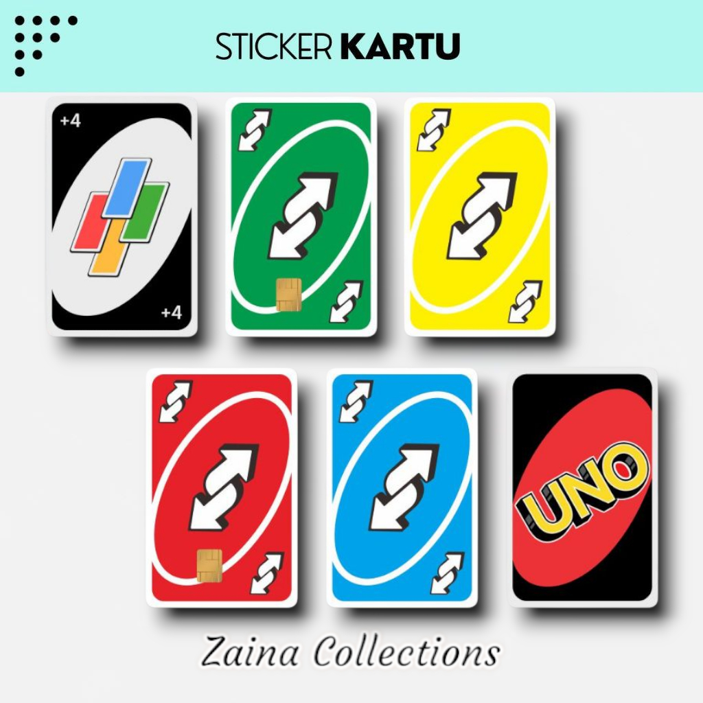 Garskin  Kartu ATM | Flazz | E-M0ney / Skin Card / Stiker Kartu || Tema Kartu Uno
