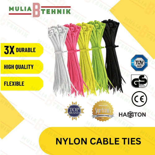 Hasston Kabel Ties / Cable ties / Ikat Kabel / Nylon Cable Ties 7.6 X 500
