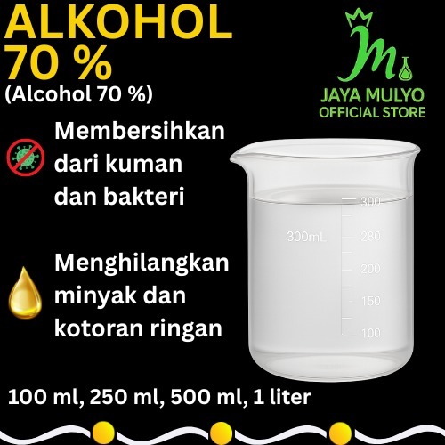 Alkohol 70% 500 ml / Cairan Antiseptik & Desinfektan / Alkohol Medis 70 Persen / Etanol 70%6