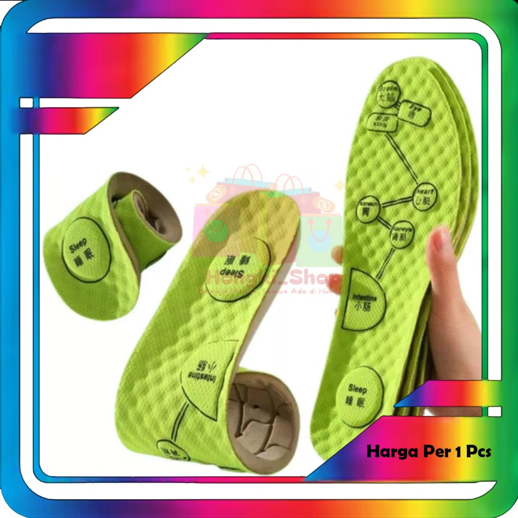 Insole Sepatu Alas Kaki Orthopedic Breathable / Insole Alas Sepatu Terapi Ortopedic Antibakteri atau