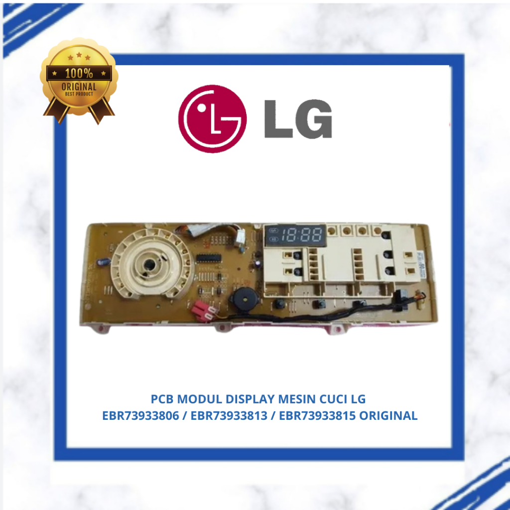PCB MODUL DISPLAY MESIN CUCI LG EBR73933806 / EBR73933813 / EBR73933815  FM1281D6 / WD-M1070D6  ORIG