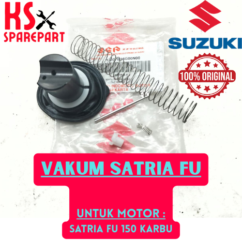VAKUM KARBU KODE SATRIA FU SUZUKI SATRIA FU 150 KARBU PRODUK KUALITAS ASLI 100% ORIGINAL SUZUKI .