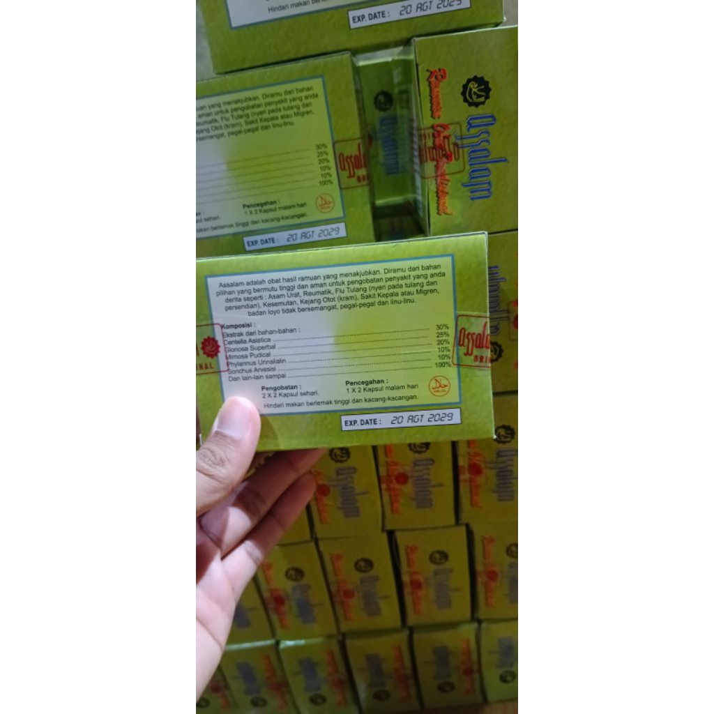 Assalam original Jamu asam urat assalam