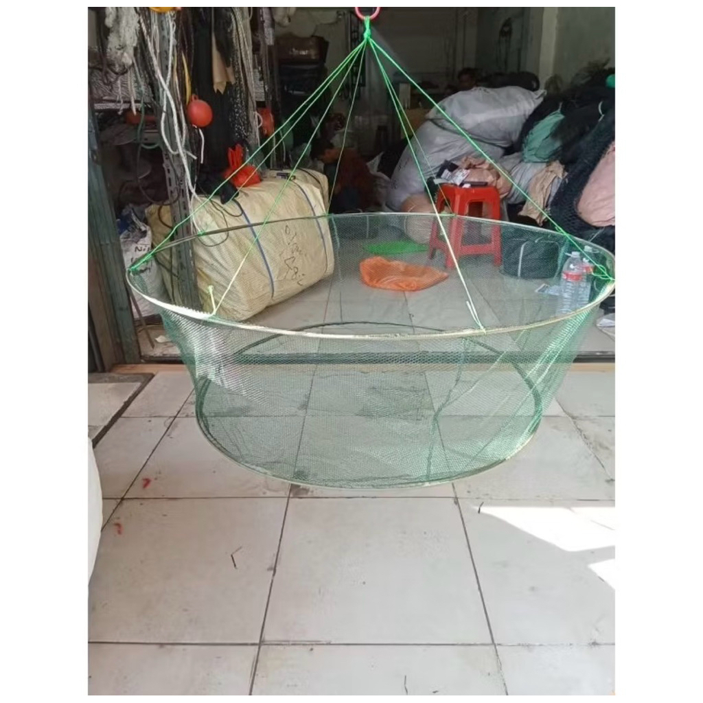 Bubu Anco Bulat Diameter 2m Tinggi 35cm Lubang 3/8 | Perangkap Ikan Udang Bahan Notres