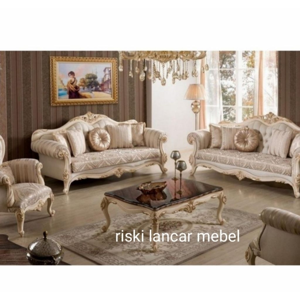 kursi sofa tamu jati ukir jepara set sofa tamu mewah royal jumbo klasik modern jepara
