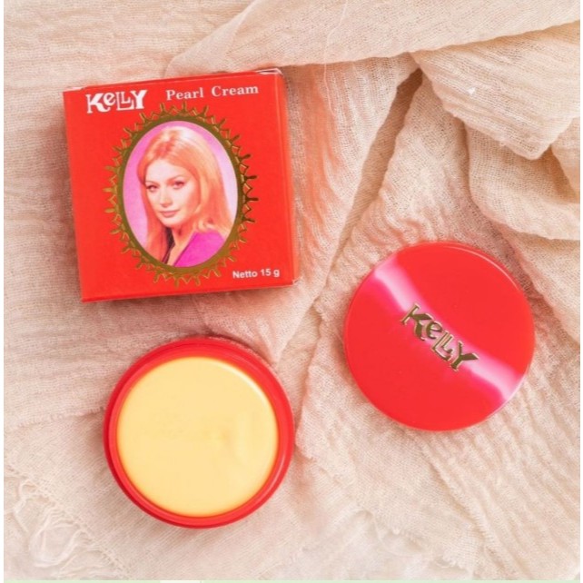 KELLY Pearl Cream Whitening - Krim Wajah Kelly Glowing